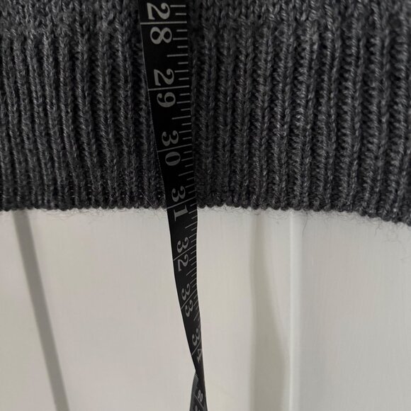 Lafayette 148 New York Gray Cashmere / Silk Blend Knit Boatneck Sweater Sz Large - Picture 7 of 7